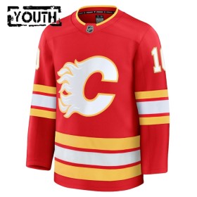 Barn Ishockey Calgary Flames tröja Fanatics Premium Jonathan Huberdeau 2024-25 Röd Hemma
